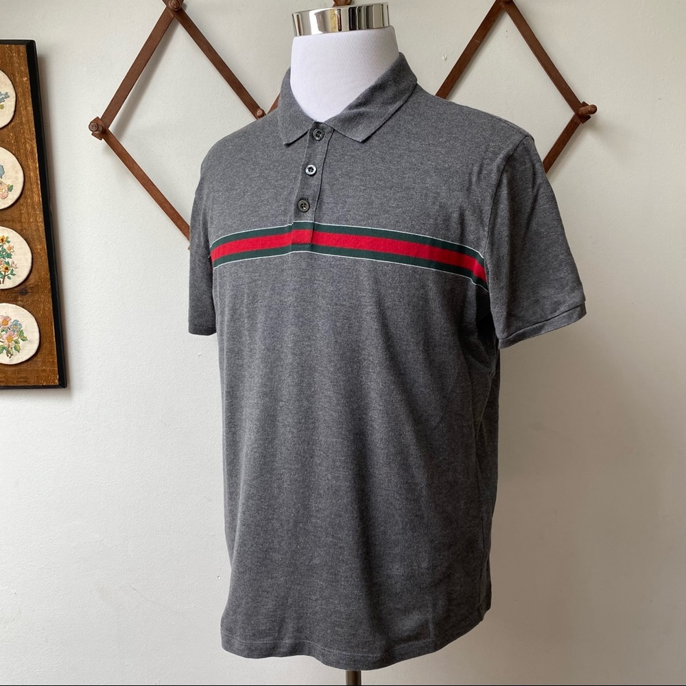Gucci Web Trim Polo - Picture 11 of 14